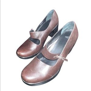 Dansko Tara Nappa Brown Shoes Eur 40 size 9.5 10 22-78200